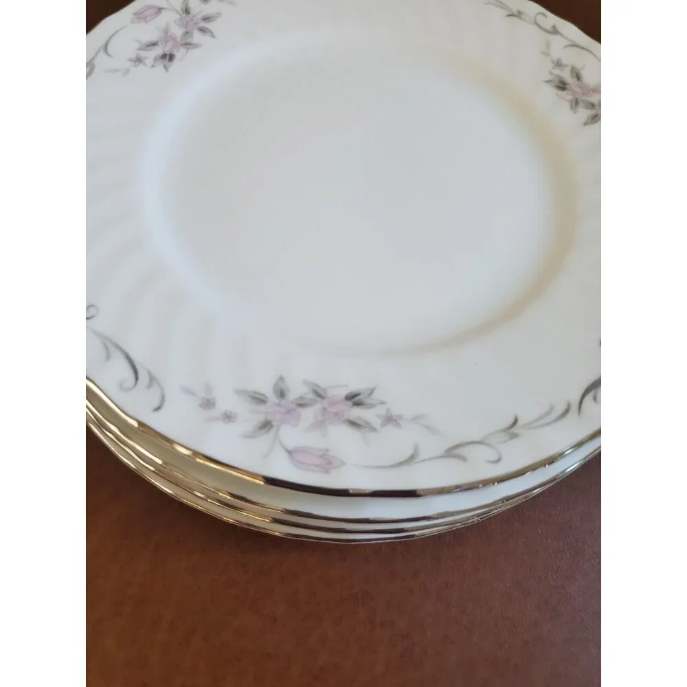 Vintage Gold Standard Genuine Porcelain China Set Of 4 Bread & Butter Plates‎ 6